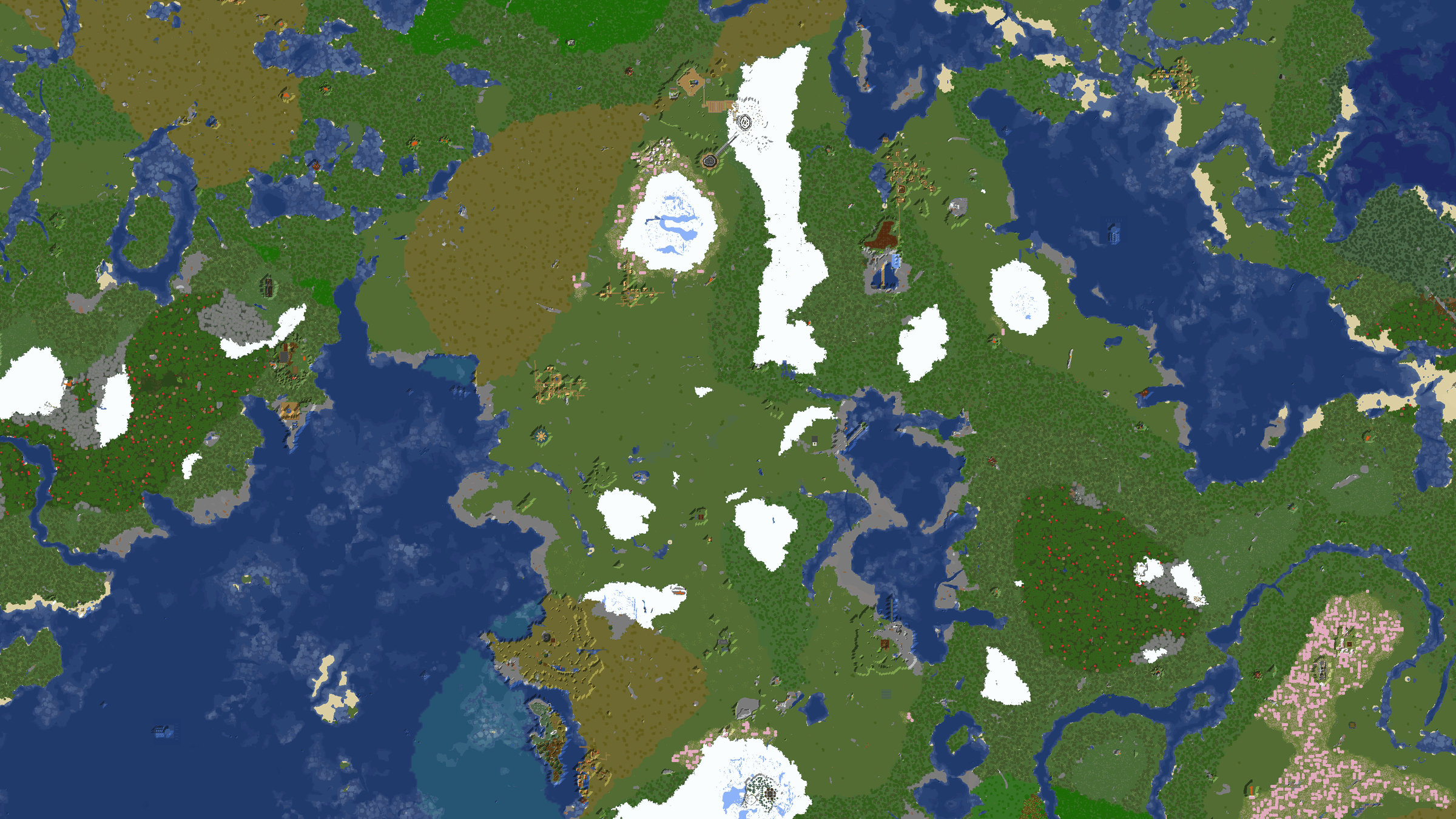 The world so far, rendered from the real region files